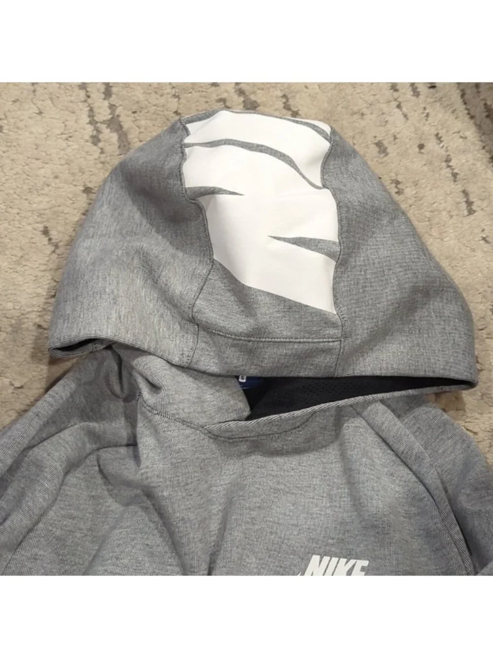 Nike Grey Hooded Sweatshirt